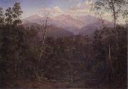 Eugene Guerard Mount Kosciusko,seen from the Victorian border oil painting artist